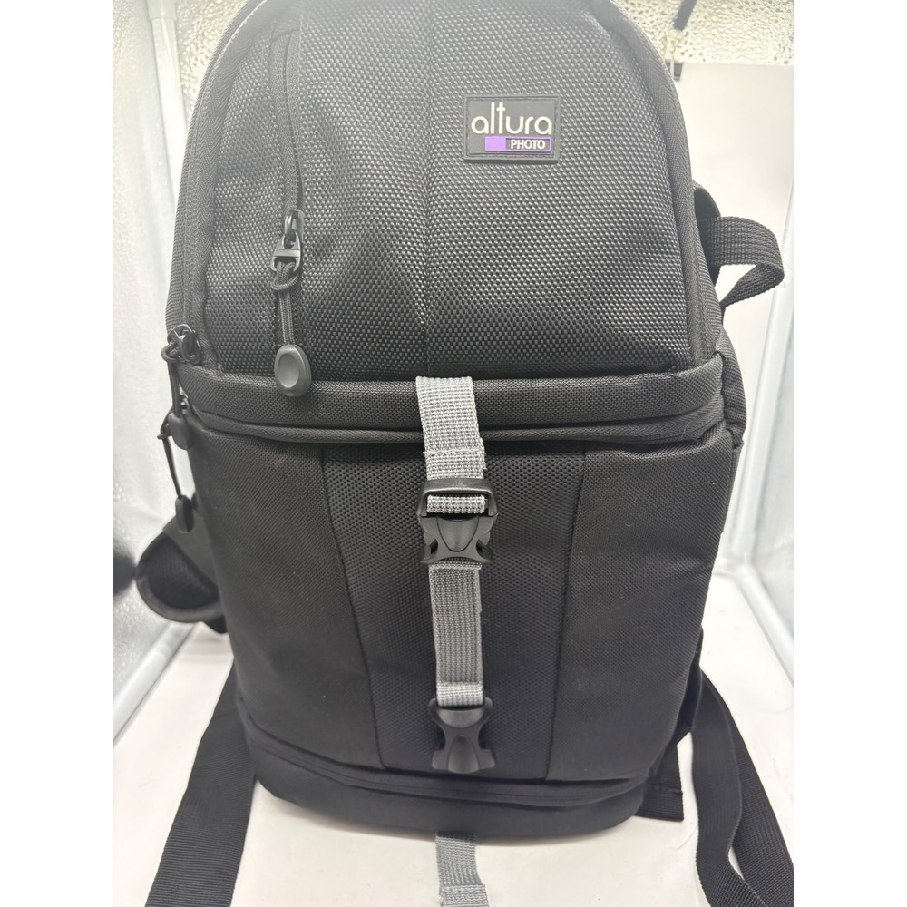 Altura Photo DSLR Camera Sling Backpack Bag Case Lenses Crossbody Black